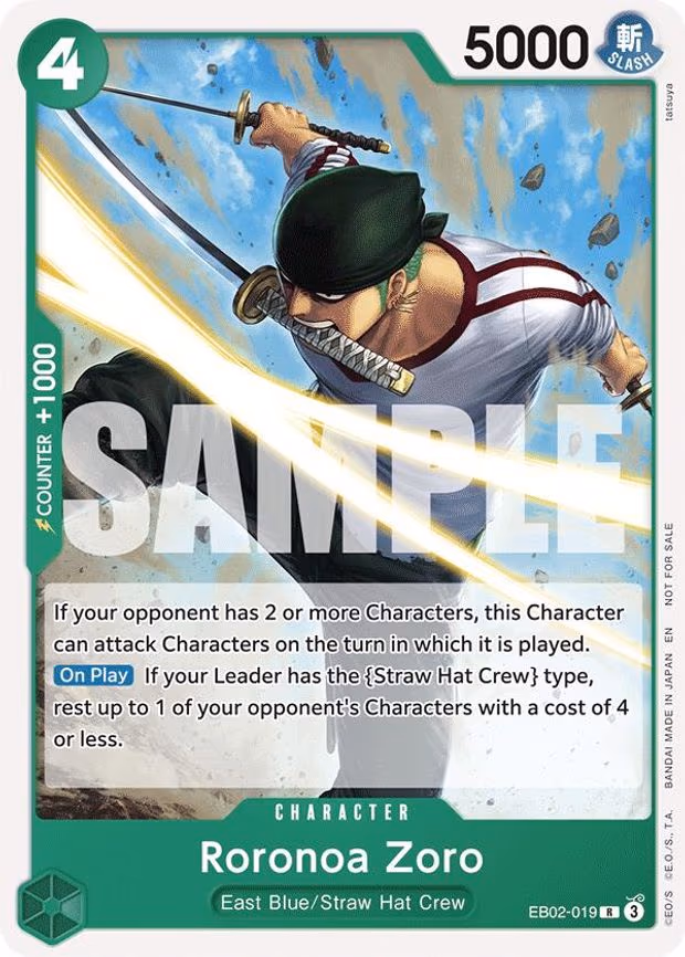 Roronoa Zoro - R (EB02-019)