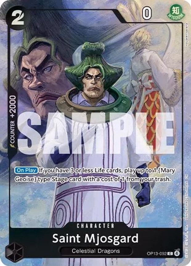 Saint Mjosgard (Premium Card Collection -Best Selection Vol. 6 - C (OP13-092)