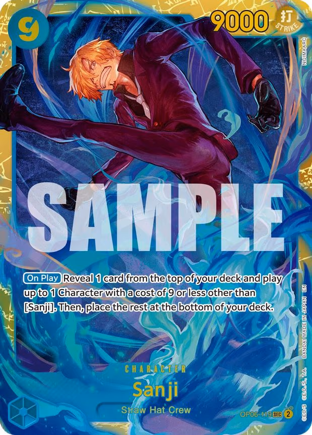 Sanji - OP06-119 (Reprint) - SEC (OP06-119)
