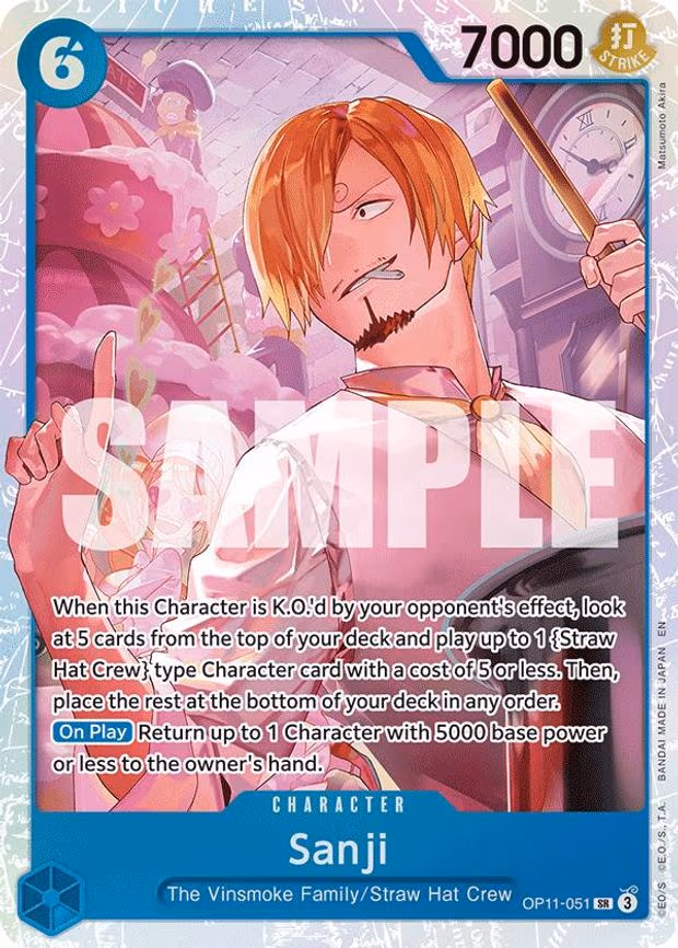 Sanji - SR (OP11-051)