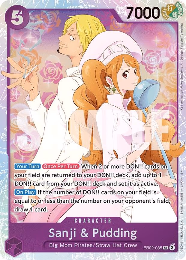 Sanji & Pudding - SR (EB02-035)