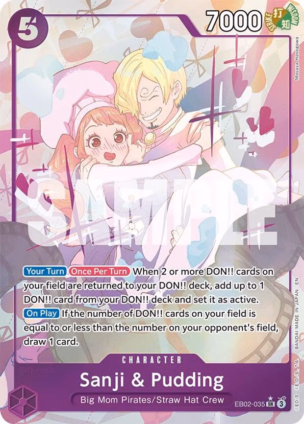 Sanji & Pudding - SR (EB02-035)