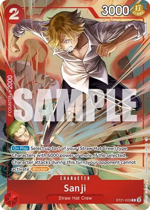 Sanji (Premium Card Collection -Best Selection Vol. 6 - C (ST21-003)