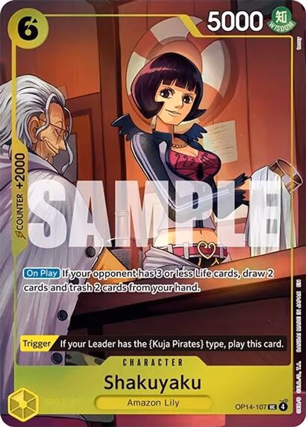 Shakuyaku (One Piece Card Game Illustration Box Vol. 7) - UC (OP14-107)