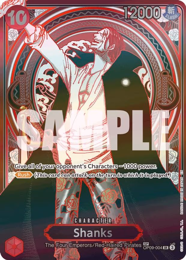 Shanks - OP09-004 (SP) (Silver)