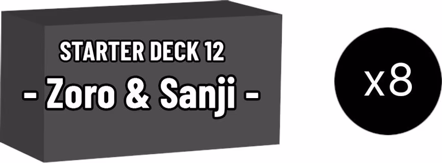 Starter Deck 12: Zoro and Sanji Display Case