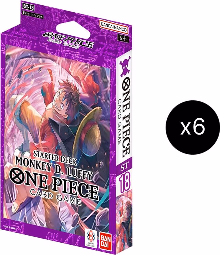 Starter Deck 18: PURPLE Monkey.D.Luffy Display