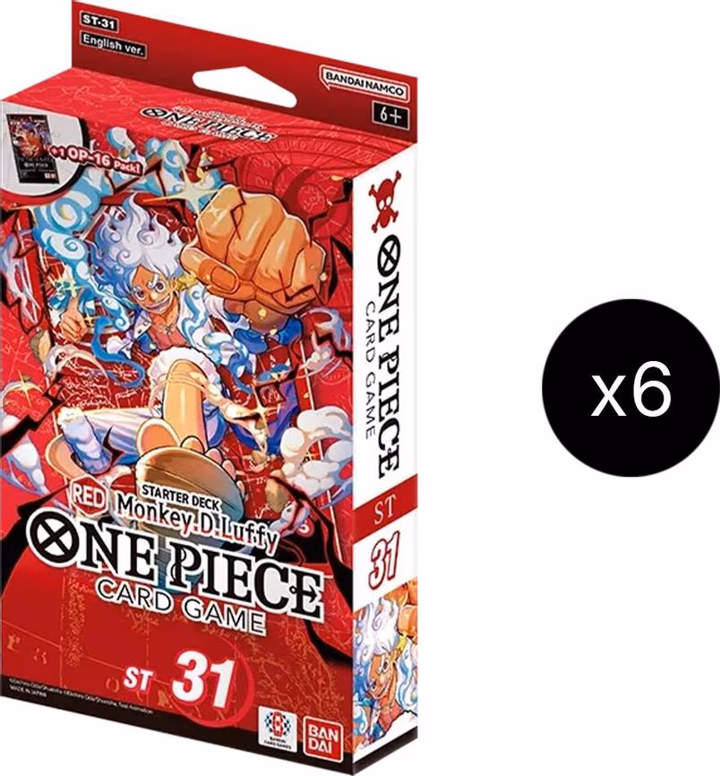 Starter Deck 31: RED Monkey.D.Luffy Display