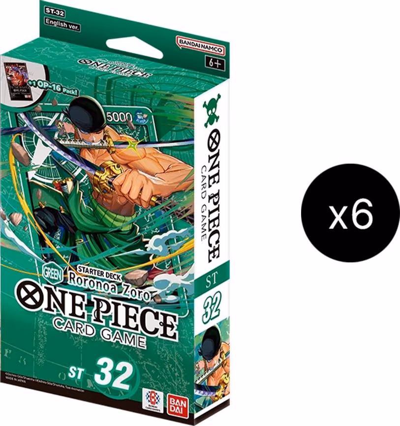 Starter Deck 32: GREEN Roronoa Zoro Display