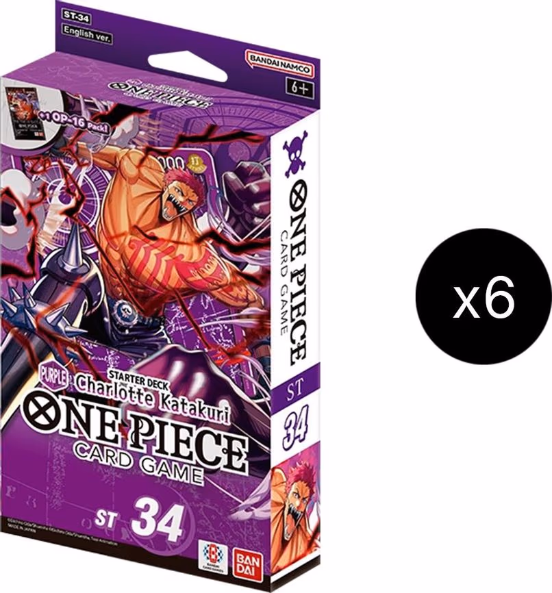 Starter Deck 34: PURPLE Charlotte Katakuri Display