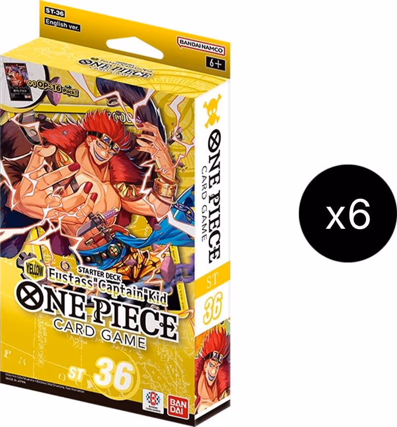 Starter Deck 36: YELLOW Eustass”Captain”Kid Display