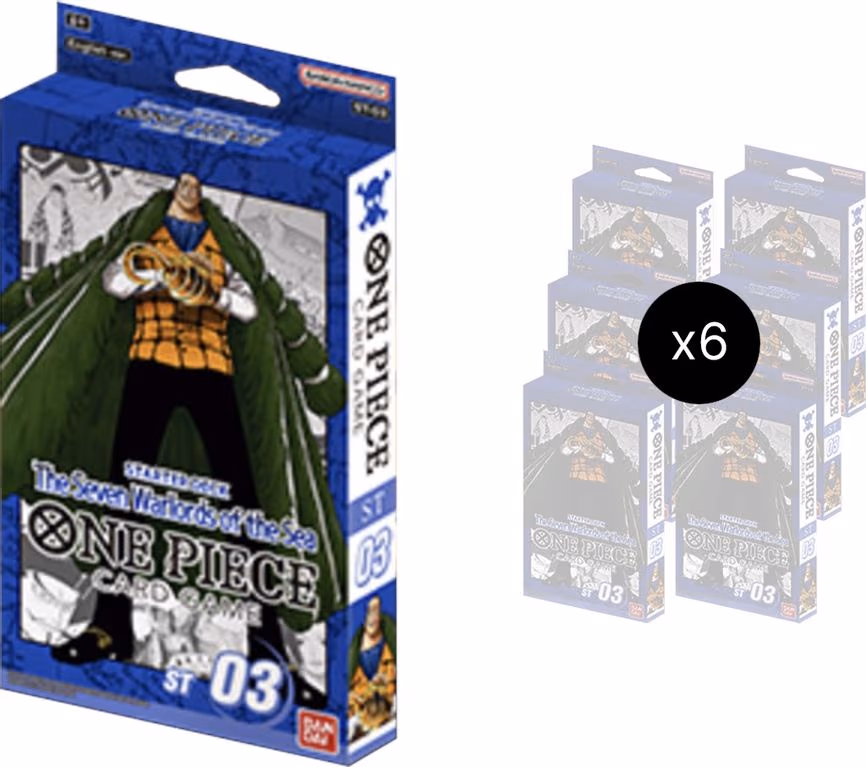 Starter Deck 3: The Seven Warlords of The Sea Display