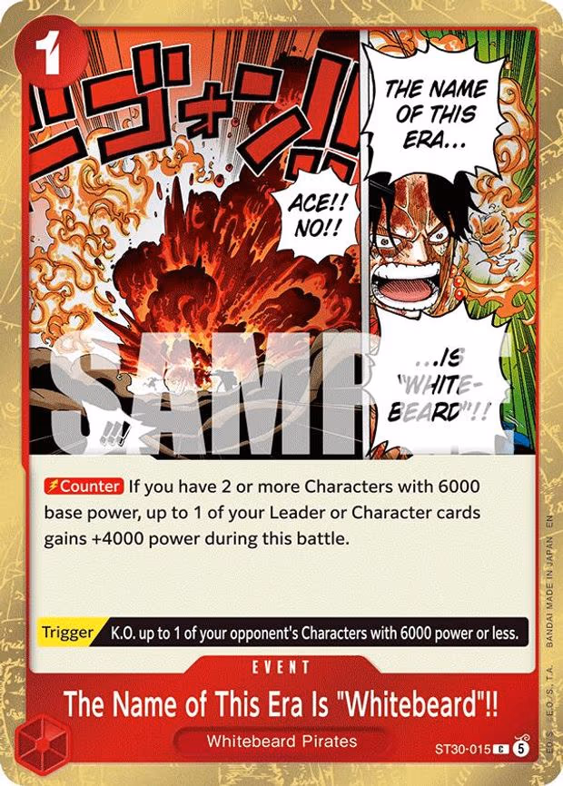 The Name of This Era Is "Whitebeard"!! - C (ST30-015)