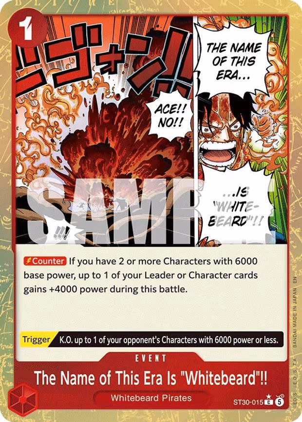 The Name of This Era Is "Whitebeard"!! - C (ST30-015)