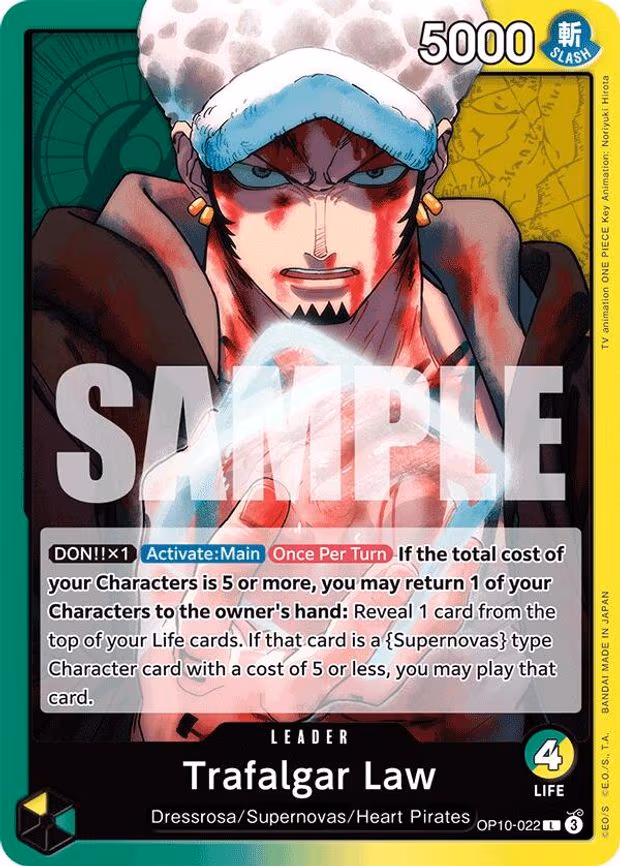 Trafalgar Law - L (OP10-022)