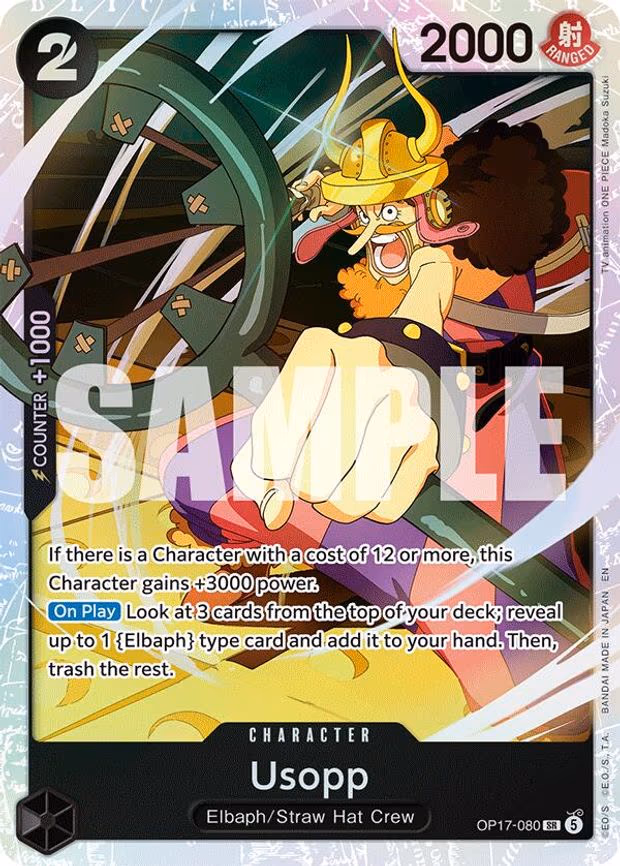 Usopp - SR (OP17-080)
