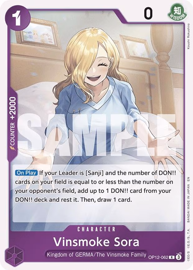 Vinsmoke Sora - R (OP12-062)