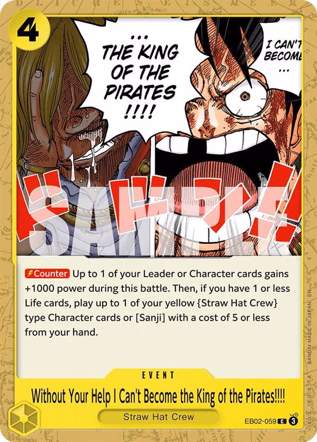 Without Your Help I Can't Become the King of the Pirates!!!!