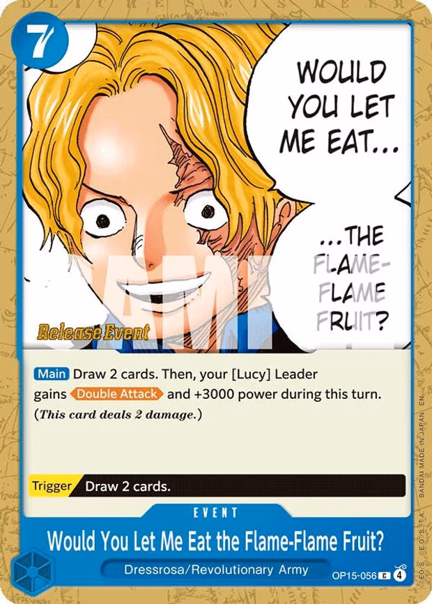 Would You Let Me Eat the Flame-Flame Fruit? - C (OP15-056)