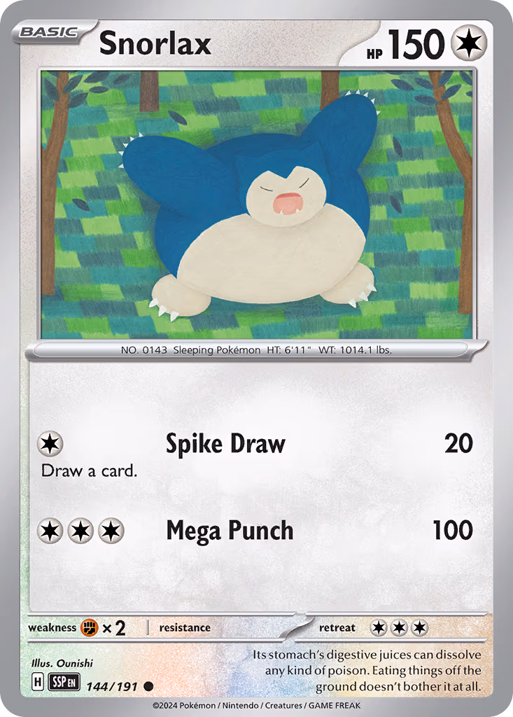 Snorlax - Common (144/191)