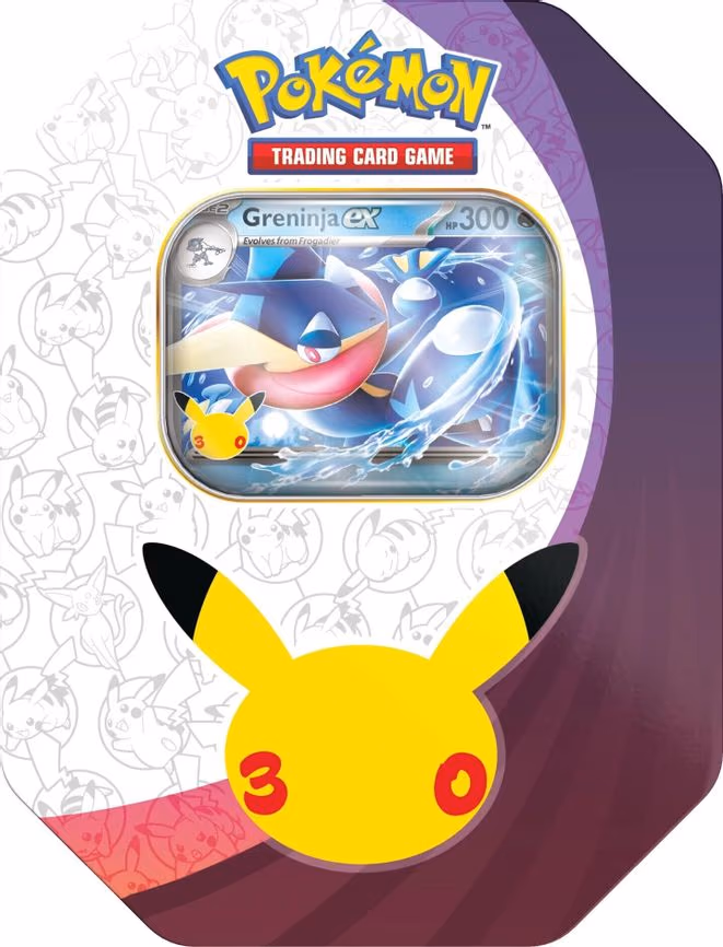 30th Celebration ex Tin [Greninja ex] (International Version)