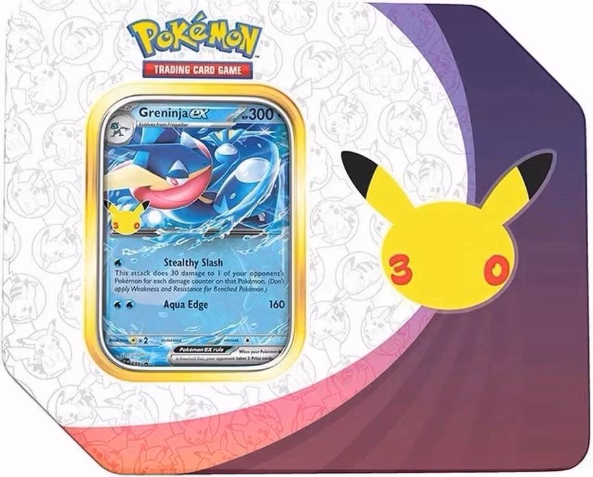 30th Celebration ex Tin [Greninja ex] (Retail Version)