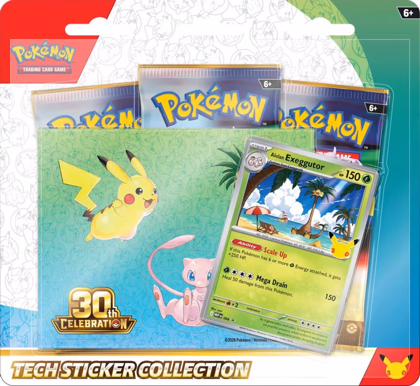30th Celebration Tech Sticker Collection [Alolan Exeggutor]
