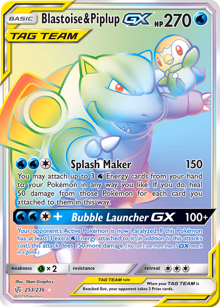 Blastoise & Piplup GX