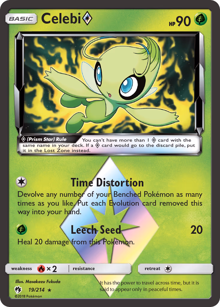 Celebi Prism Star - Prism Rare (19/214)
