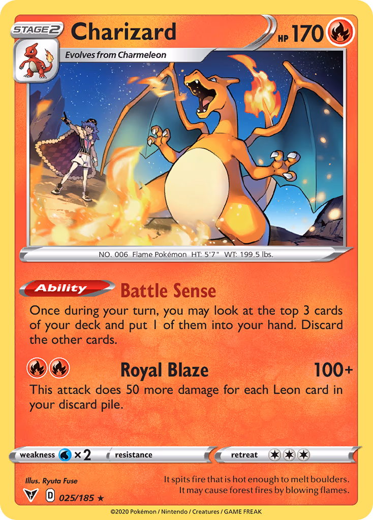 Charizard - Rare (025/185)
