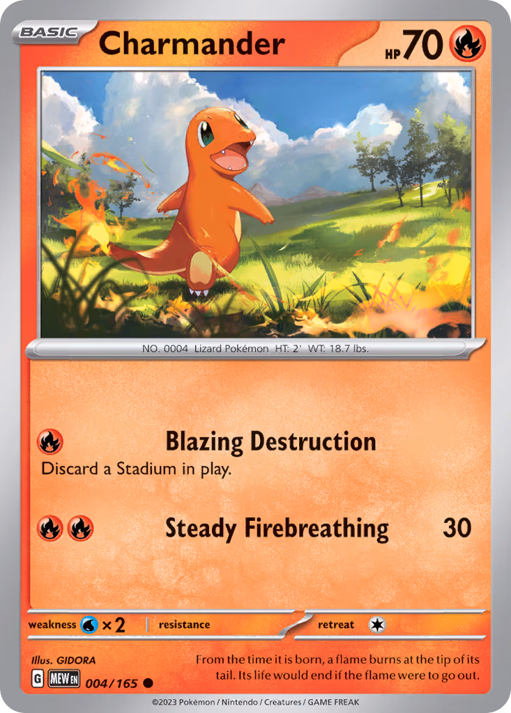 Charmander - Common (004/165)