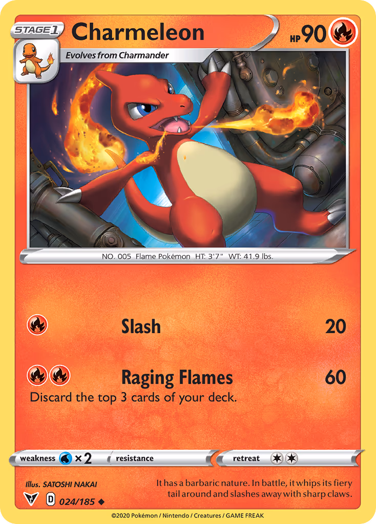 Charmeleon - Uncommon (024/185)