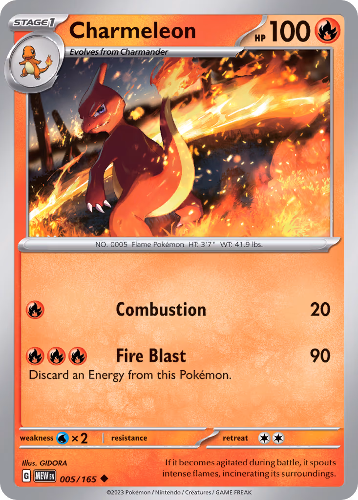 Charmeleon - Uncommon (005/165)