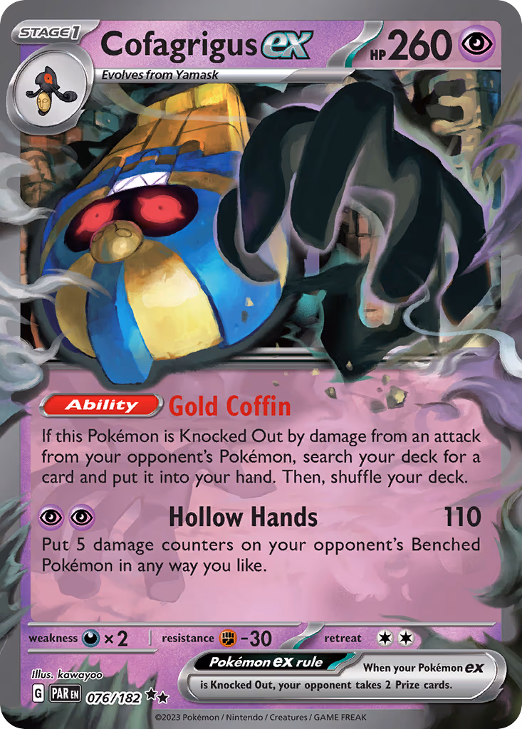 Cofagrigus ex - Double Rare (076/182)