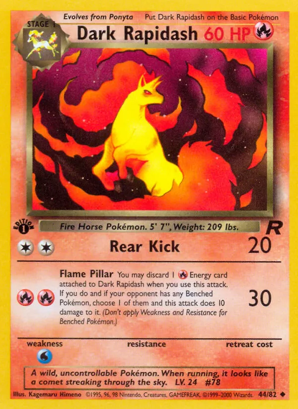 Dark Rapidash - Uncommon (44/82)