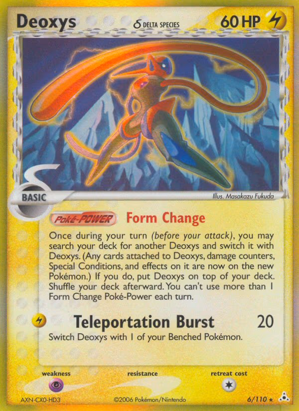 Deoxys (Delta Species - Speed Forme)