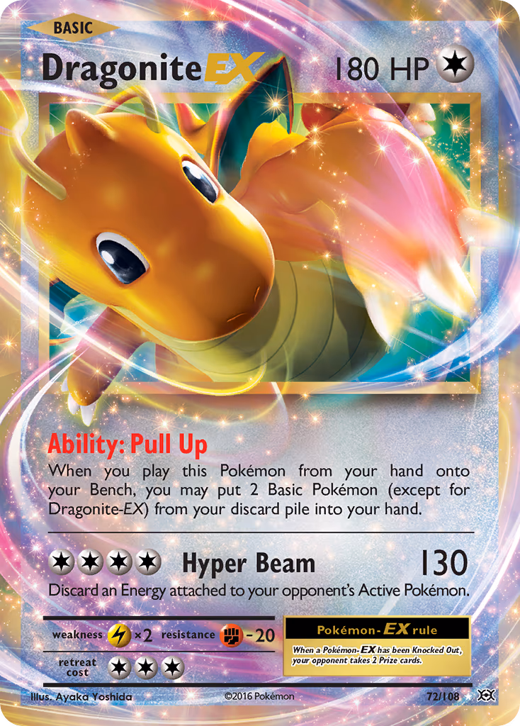 Dragonite EX - Ultra Rare (72/108)