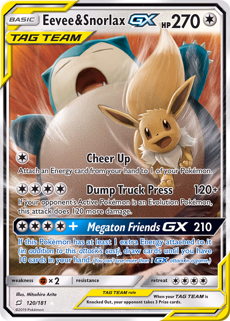 Eevee & Snorlax GX
