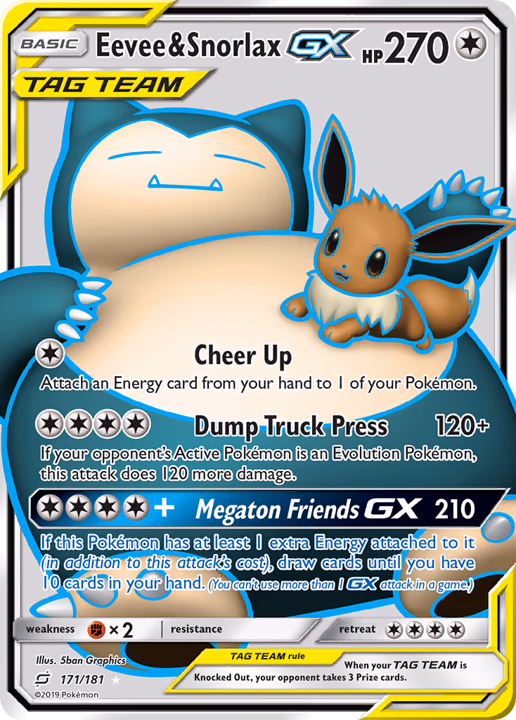 Eevee & Snorlax GX