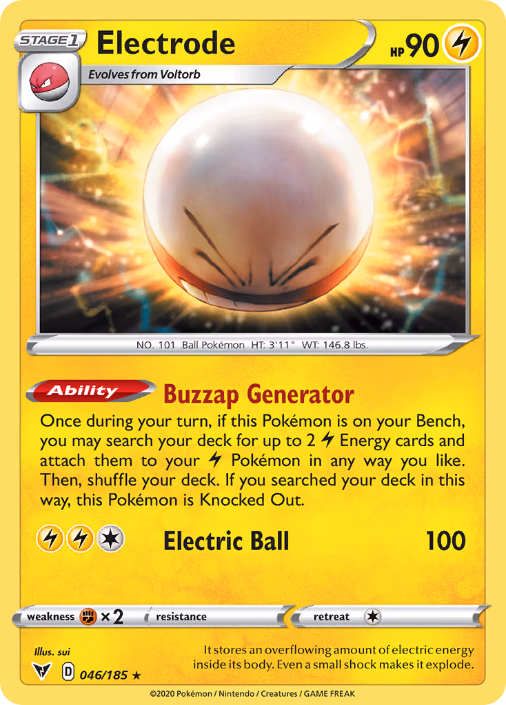 Electrode - Holo Rare (046/185)