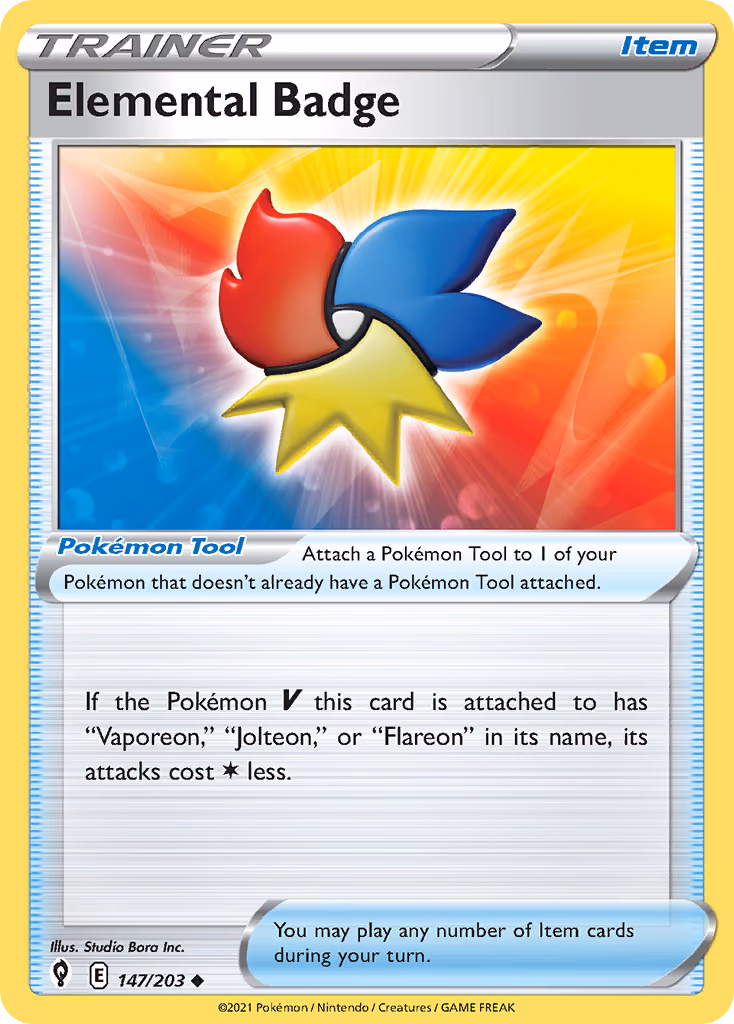 Elemental Badge - Uncommon (147/203)