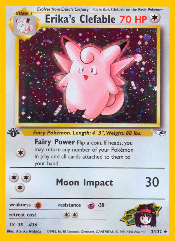Erika's Clefable - Holo Rare (003/132)