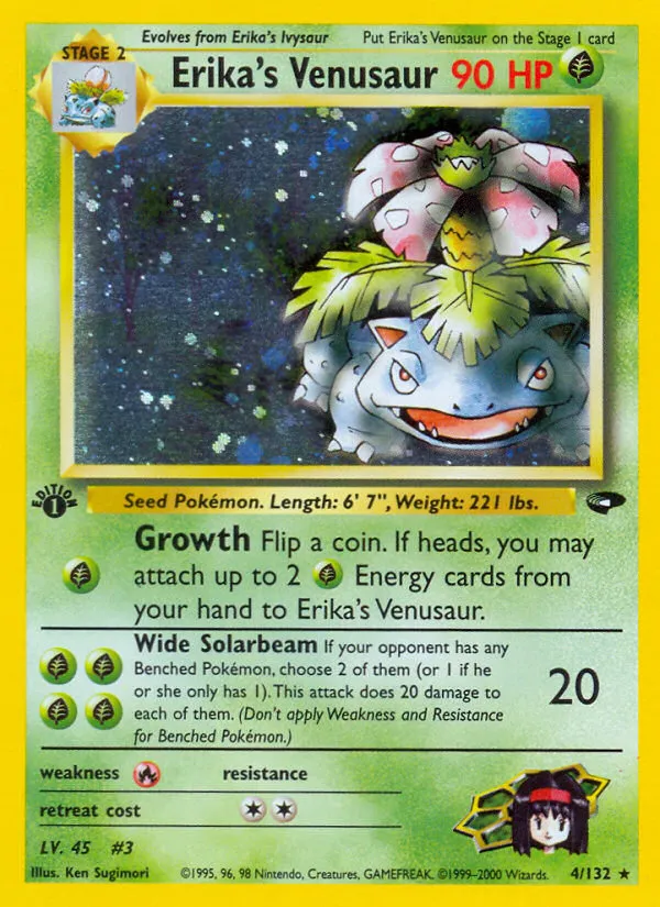 Erika's Venusaur - Holo Rare (004/132)