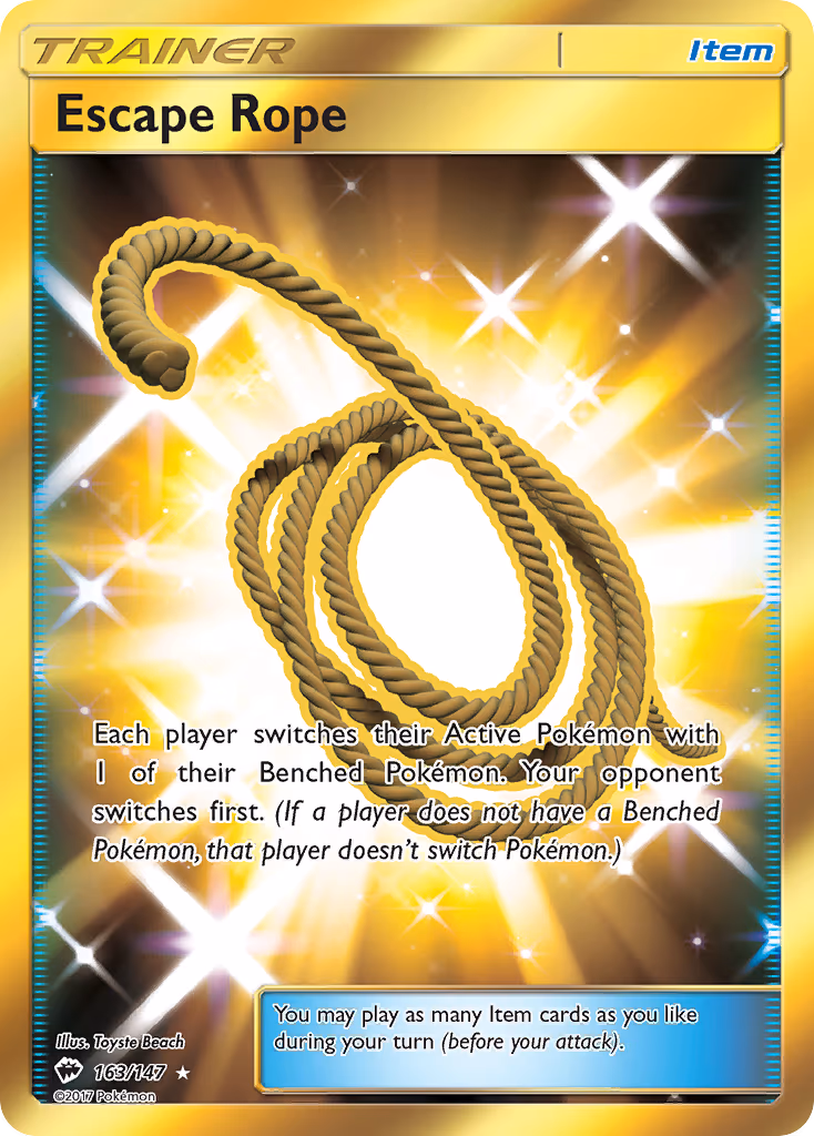 Escape Rope - Secret Rare (163/147)