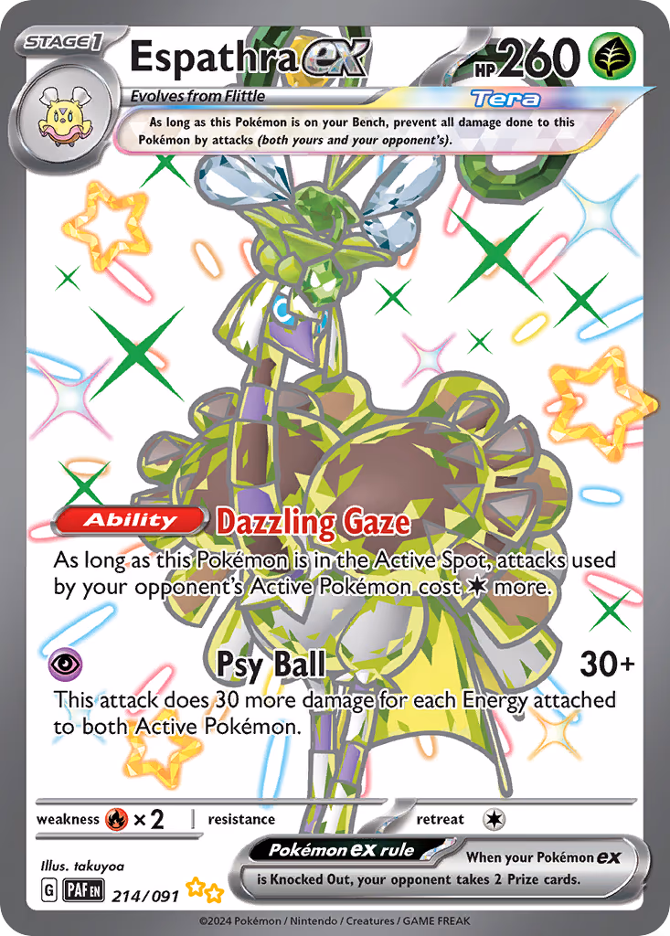 Espathra ex - Shiny Ultra Rare (214/091)