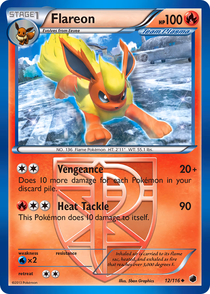Flareon (Team Plasma) - Uncommon (12/116)