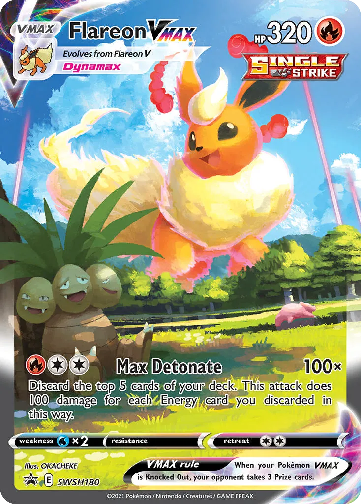 Flareon VMAX - Promo (SWSH180)