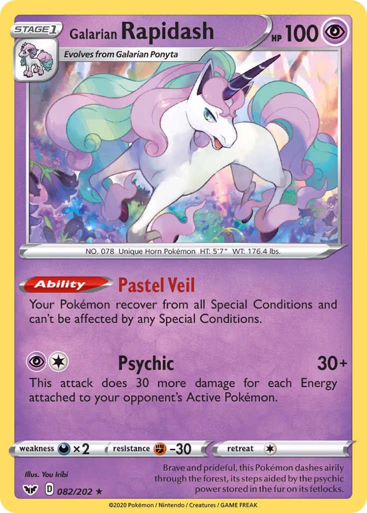 Galarian Rapidash - Rare (082/202)