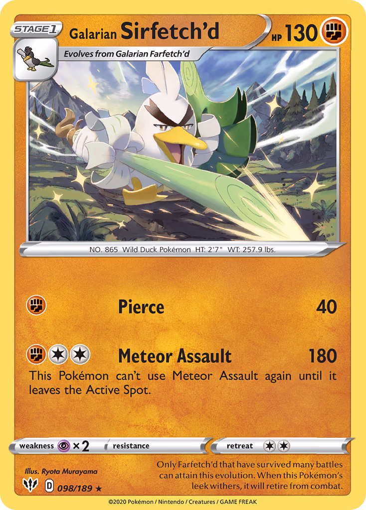 Galarian Sirfetch'd