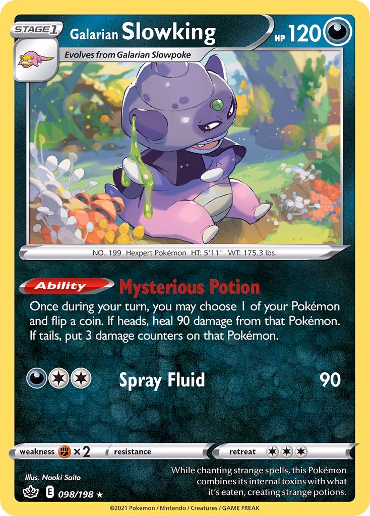 Galarian Slowking - Holo Rare (098/198)